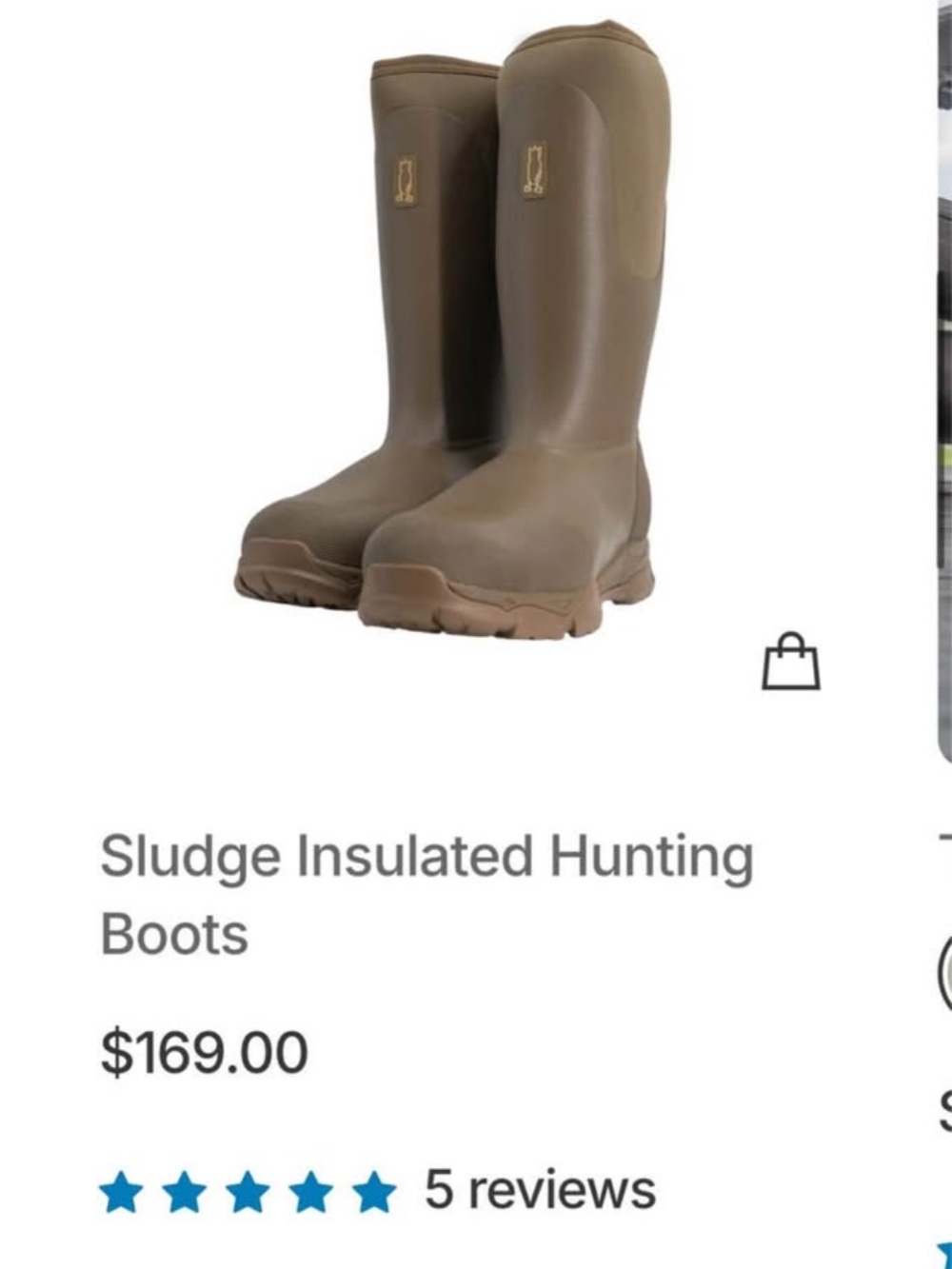 Sludge Insulated Hunting Boots - Brown